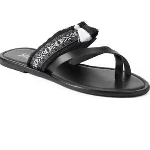 MUDD festival embroidered tassel sandals